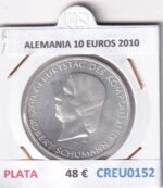 CREU0152 MONEDA ALEMANIA 10 EUROS 2010 PLATA