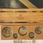 CREXP736 ESTUCHE ESPAÑA 3 SERIE V CENTENARIO 5 MONEDAS PLATA 0,925
