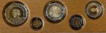 CREXP736 ESTUCHE ESPAÑA 3 SERIE V CENTENARIO 5 MONEDAS PLATA 0,925 - Imagen 2