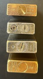 LOTE 4 MECHEROS DUPONT DOS DE PLATA Y DOS BAÑADO EN ORO - Imagen 3