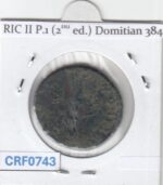 CRF0743 MONEDA ROMANA AS ROMA DOMICIANO MONETA 85 - Imagen 2