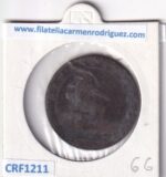 CRF1211 MONEDA ESPAÑA GOBIERNO PROVISIONAL 10 CENTIMOS 1870 - Imagen 2