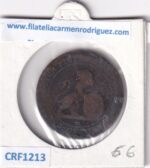 CRF1213 MONEDA ESPAÑA GOBIERNO PROVISIONAL 10 CENTIMOS 1870 - Imagen 2