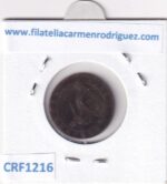 CRF1216 MONEDA ESPAÑA GOBIERNO PROVISIONAL 2 CENTIMOS 1870 OM - Imagen 2