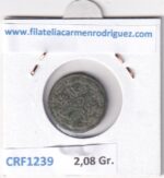 CRF1239 MONEDA ESPAÑA CARLOS III 2 MARAVEDIS 1775 SEGOVIA COBRE - Imagen 2