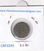 CRF1245 MONEDA ESPAÑA CARLOS III 2 MARAVEDIS 1777 SEGOVIA COBRE - Imagen 2