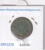 CRF1270 MONEDA ESPAÑA CARLOS III 4 MARAVEDIS 1775 SEGOVIA COBRE - Imagen 2
