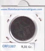 CRF1387 MONEDA ESPAÑA ISABEL II 8 MARAVEDIS 1844 SEGOVIA COBRE - Imagen 2