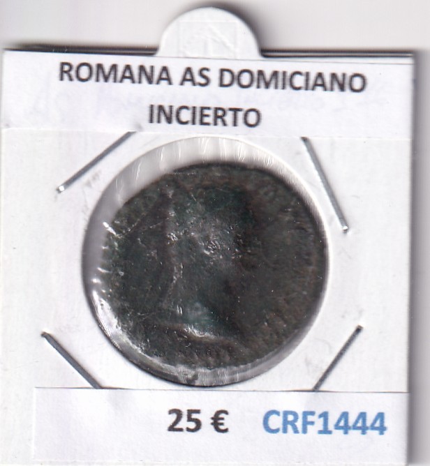 CRF1444 CRF1444 MONEDA ROMANA AS DOMICIANO INCIERTO - Imagen 1