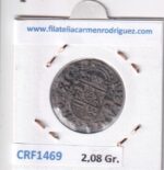 CRF1469 MONEDA ESPAÑA FELIPE IV 16 MARAVEDIS 1663 GRANADA VELLON - Imagen 2