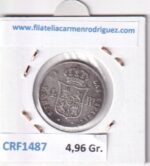 CRF1487 MONEDA ESPAÑA ISABEL II 4 REALES 1858 MADRID PLATA - Imagen 2