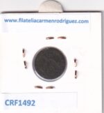 CRF1492 MONEDA ESPAÑA ISABEL II 1/2 CENTIMO DE ESCUDO 1868 COBRE - Imagen 2