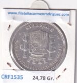 CRF1535 MONEDA ESPAÑA GOBIERNO PROVISIONAL 5 PESETAS 1870 PLATA *18*70 - Imagen 2