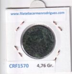 CRF1570 MONEDA ESPAÑA ALFONSO XII 5 CENTIMOS 1878 BARCELONA OM COBRE BC+ - Imagen 2
