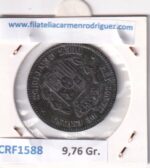 CRF1588 MONEDA ESPAÑA ALFONSO XII 10 CENTIMOS 1879 BARCELONA COBRE MBC+ - Imagen 2