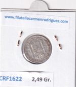 CRF1622 MONEDA ESPAÑA ALFONSO XIII 0,50 CENTIMOS 1892 PGM *9*2 PLATA - Imagen 2