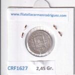 CRF1627 MONEDA ESPAÑA ALFONSO XIII 0,50 CENTIMOS 1892 PGM *9*2 PLATA - Imagen 2