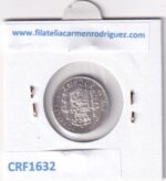 CRF1632 MONEDA ESPAÑA ALFONSO XIII 0,50 CENTIMOS 1894 PGV *9*4 PLATA RESTOS BRILLO ORIGINAL - Imagen 2