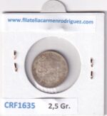 CRF1635 MONEDA ESPAÑA ALFONSO XIII 0,50 CENTIMOS 1896 PGV *9*6 PLATA RESTOS BRILLO ORIGINAL - Imagen 2