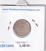 CRF1644 MONEDA ESPAÑA ALFONSO XIII 0,50 CENTIMOS 1926 PCS PLATA - Imagen 2