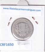 CRF1650 MONEDA ESPAÑA ALFONSO XIII 1 PESETA 1891 PGM PLATA - Imagen 2