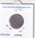 CRF1656 MONEDA ESPAÑA IIª REPUBLICA 5 CENTIMOS 1937 HIERRO - Imagen 2