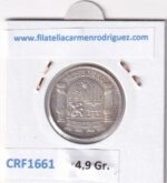 CRF1661 MONEDA ESPAÑA IIª REPUBLICA 1 PESETA 1937 *3*4 PLATA - Imagen 2