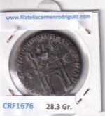 CRF1676 MONEDA ROMANA  CLAUDIO SESTERCIO 41-54 RETOCADA PATINA ARTIFICIAL - Imagen 2