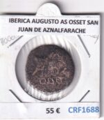 CRF1688 MONEDA IBERICA DE AUGUSTO AS OSSET SAN JUAN DE AZNALFARACHE (SEVILLA)