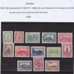 CRS1129 SELLOS ESPAÑA Nº CAT 802/13+ 808A XX SIN CHARNELA VER FOTOS