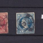 CRS1135 SELLOS ESPAÑA Nº CAT. 53 Y 55 USADOS