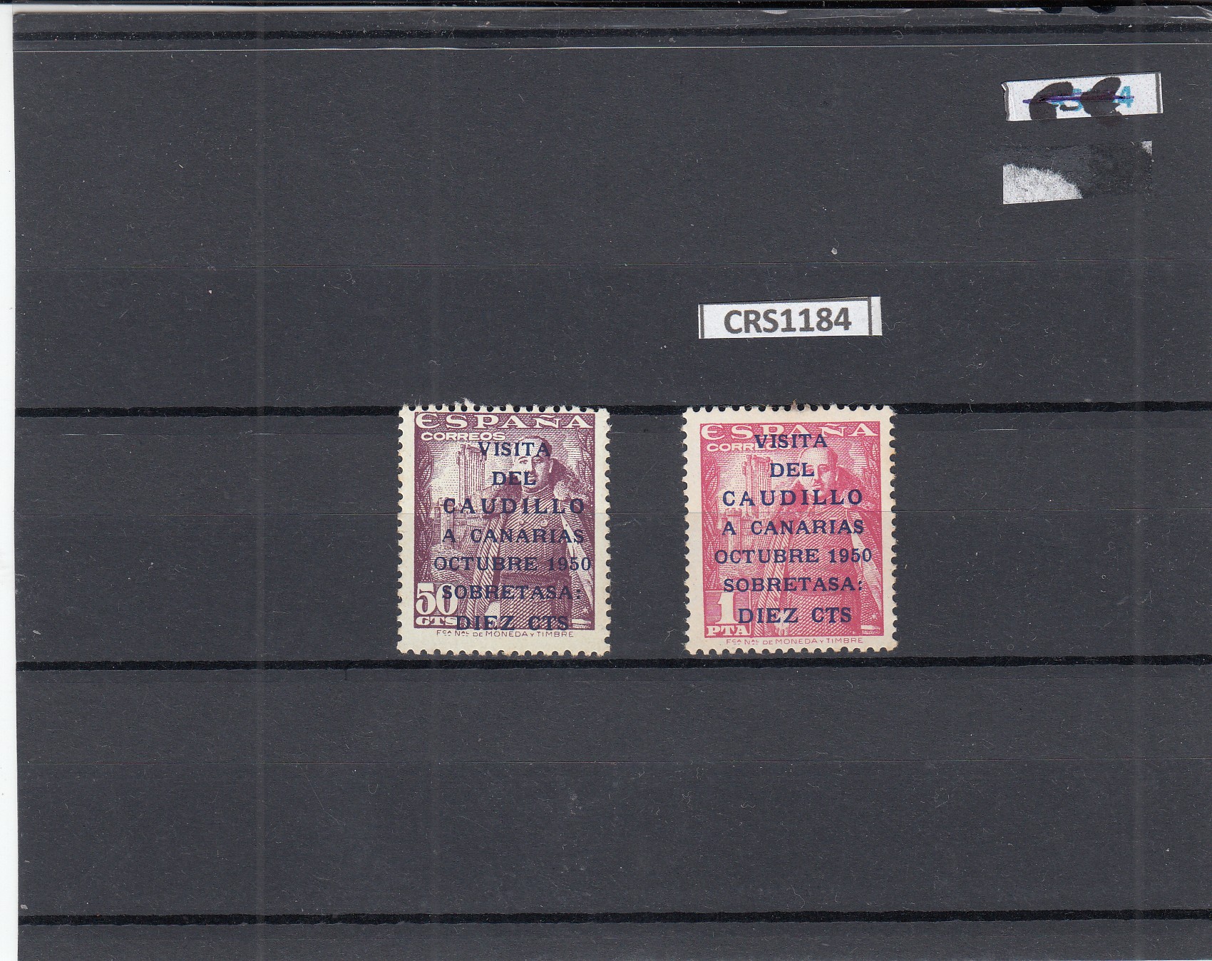 CRS1184 CRS1184 SELLOS ESPAÑA Nº CAT. 1088/89 CON CHARNELA - Imagen 1