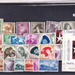 CRS1196 SELLOS ESPAÑA AÑO 1958 COMPLETO SIN CHARNELA