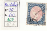 CRSE0107 SELLO ESPAÑA VARIANTE NO CATALOGO OVALO DESPLACADO 70 X