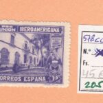CRSE0205 SELLO ESPAÑA Nº CAT Nº 578CCE X VARIEDAD DE COLOR