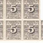 CRSE0219 SELLO ESPAÑA Nº CAT Nº 592XX BLOQUE