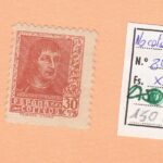 CRSE0275 SELLO ESPAÑA Nº CAT Nº 844XX COLOR NARANJA NO CATALOGADO