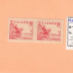 CRSE0287 SELLO ESPAÑA Nº CAT Nº 917A SIN DENTAR EN EL CENTRO NO CATALOGO