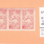CRSE0308 SELLO ESPAÑA Nº CAT Nº 952ER XX DOBLE IMPRESION DIN DENTAR