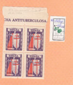 CRSE0312 SELLO ESPAÑA Nº CAT Nº 970XX MANCHA EN E