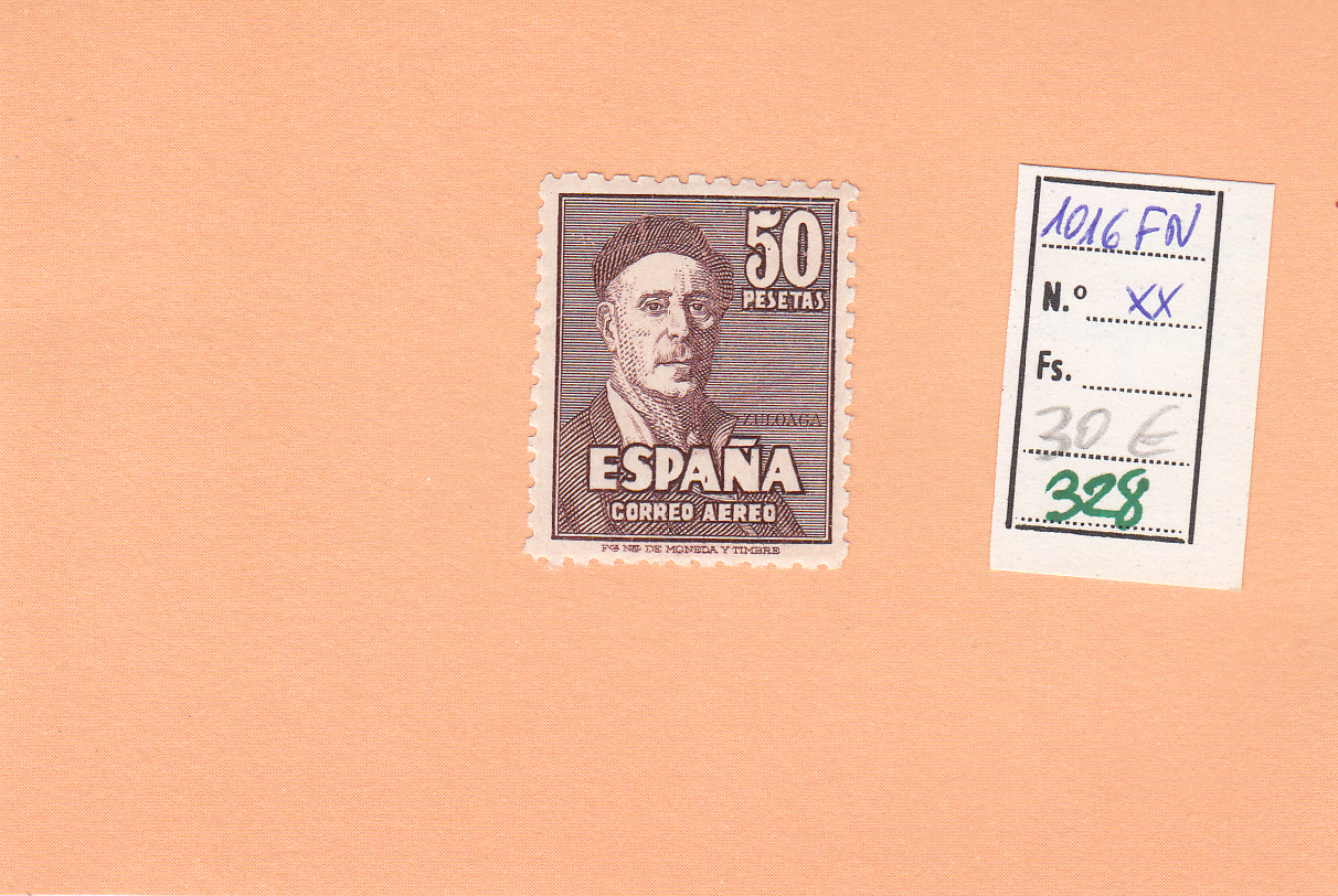CRSE0328 CRSE0328 SELLO ESPAÑA Nº CAT Nº 1016FN XX FANTASIA - Imagen 1