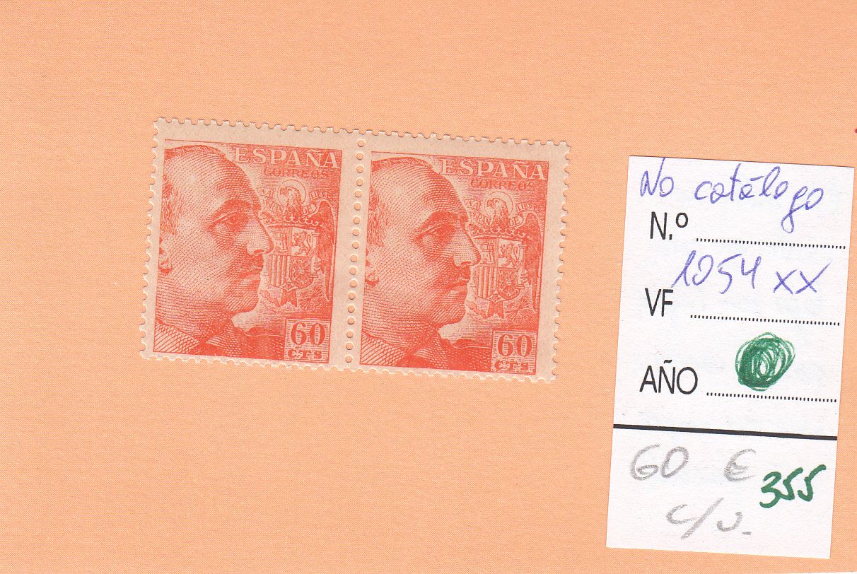 CRSE0355 CRSE0355 SELLO ESPAÑA Nº CAT Nº 1054XX COLOR NO EXISTE EN CATALOGO - Imagen 1