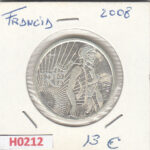 H0212 MONEDA FRANCIA 5 EUROS 2008 SIN CIRCULAR