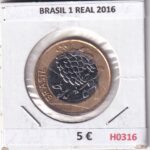 H0316 MONEDA BRASIL 1 REAL 2016