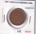 H0324 MONEDA REP. CHECA 10 CORONAS 1994