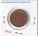 H0325 MONEDA REP. CHECA 10 CORONAS 1995 - Imagen 2