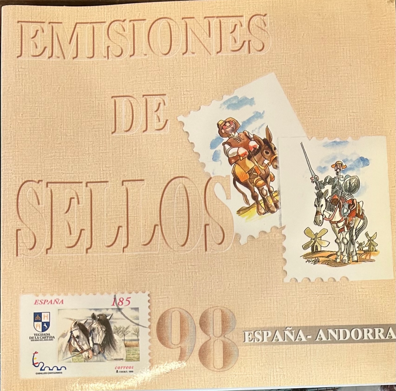 L052 L052 ALBUM DE SELLOS ESPAÑA Y ANDORRA 1998 (INCLUYE LOS SELLOS) - Imagen 1