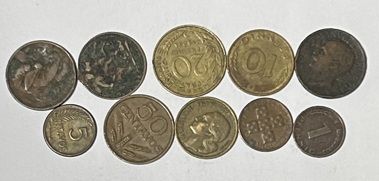 L130 L130 LOTE DE 10 MONEDAS A IDENTIFICAR - Imagen 1