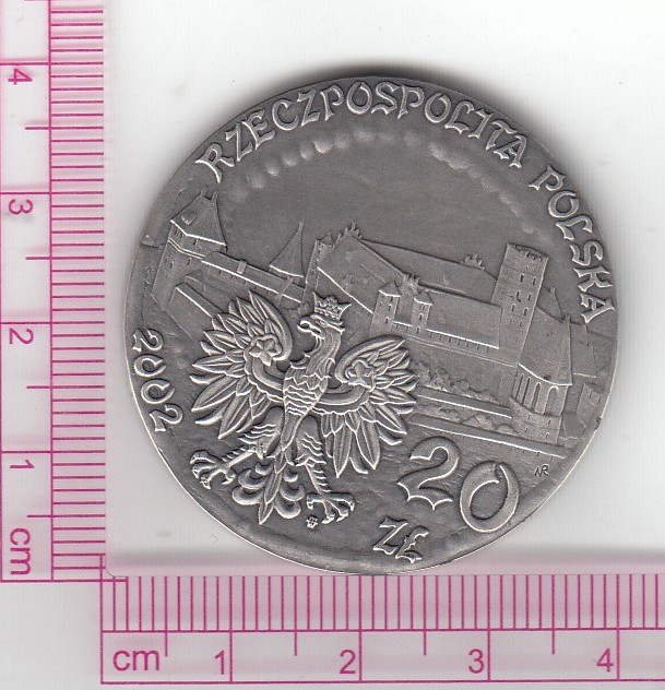 CR2039 CR2039 MONEDA POLONIA 20 ZLOTYCH 2002 PLATA - Imagen 1