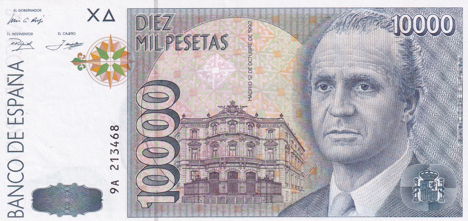 CRBS2078 CRBS2078 BILLETE ESPAÑA 10000 PESETAS 1992 SERIE ESPECIAL 9A SIN CIRCULAR - Imagen 1